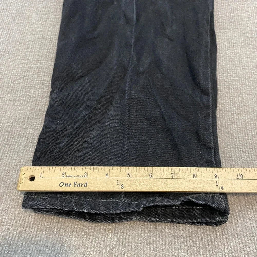 Levis Jeans Faded Black Relaxed Vintage 550 Mens 40x32 Tapered Denim 90s